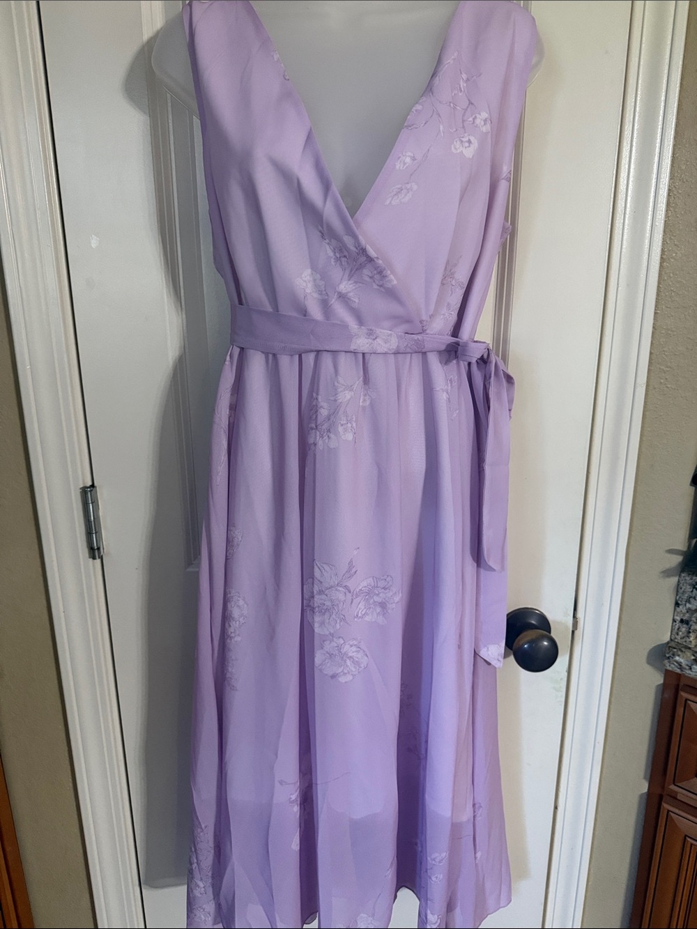 Lavender dress size XL Pit NWOT